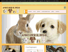Tablet Screenshot of amiciperilpelo.net